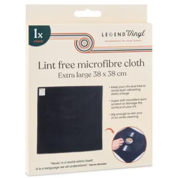 Lint Free Vinyl Record Microfibre Cleaning Cloth